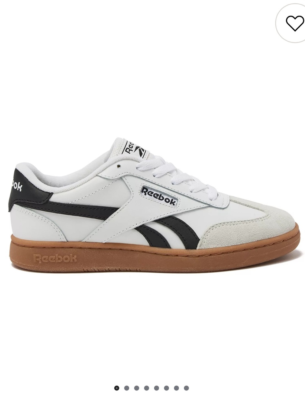 Reebok Forte Lounger Sneakers White/Black Gum Sole | Women’s 8.5